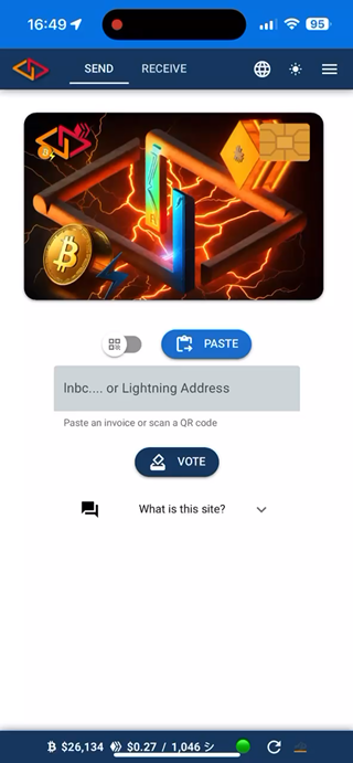 How to send Lightning and receive Hive easily with v4v.app