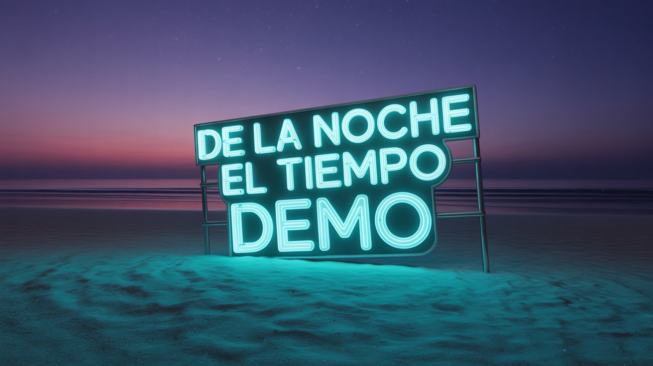 De la noche el tiempo demo