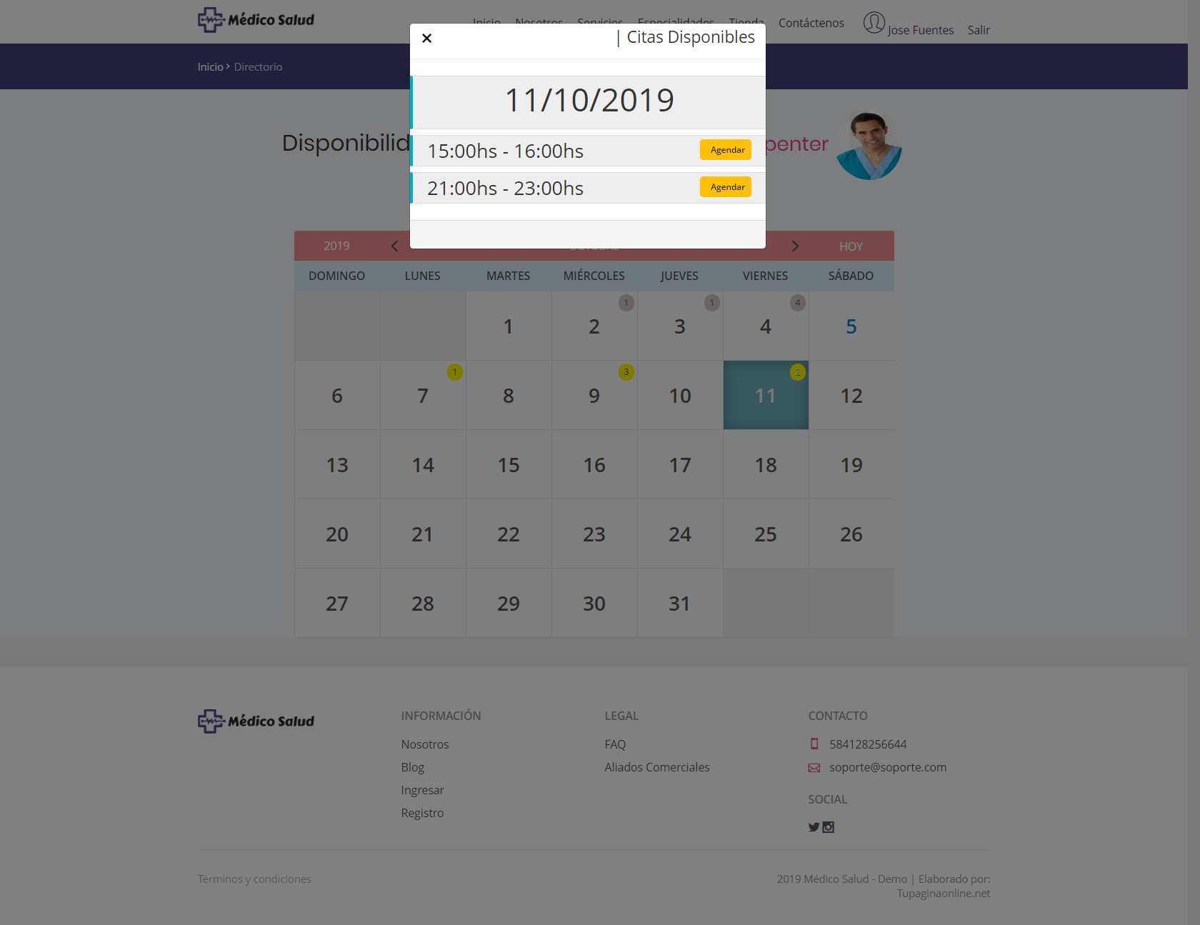 Sistema de gestion de pacientes y citas - PHP nativo y Mysql- Jose