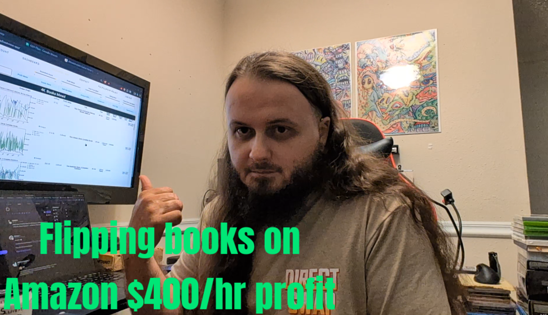 How to make $400/hour flipping books on Amazon from home!