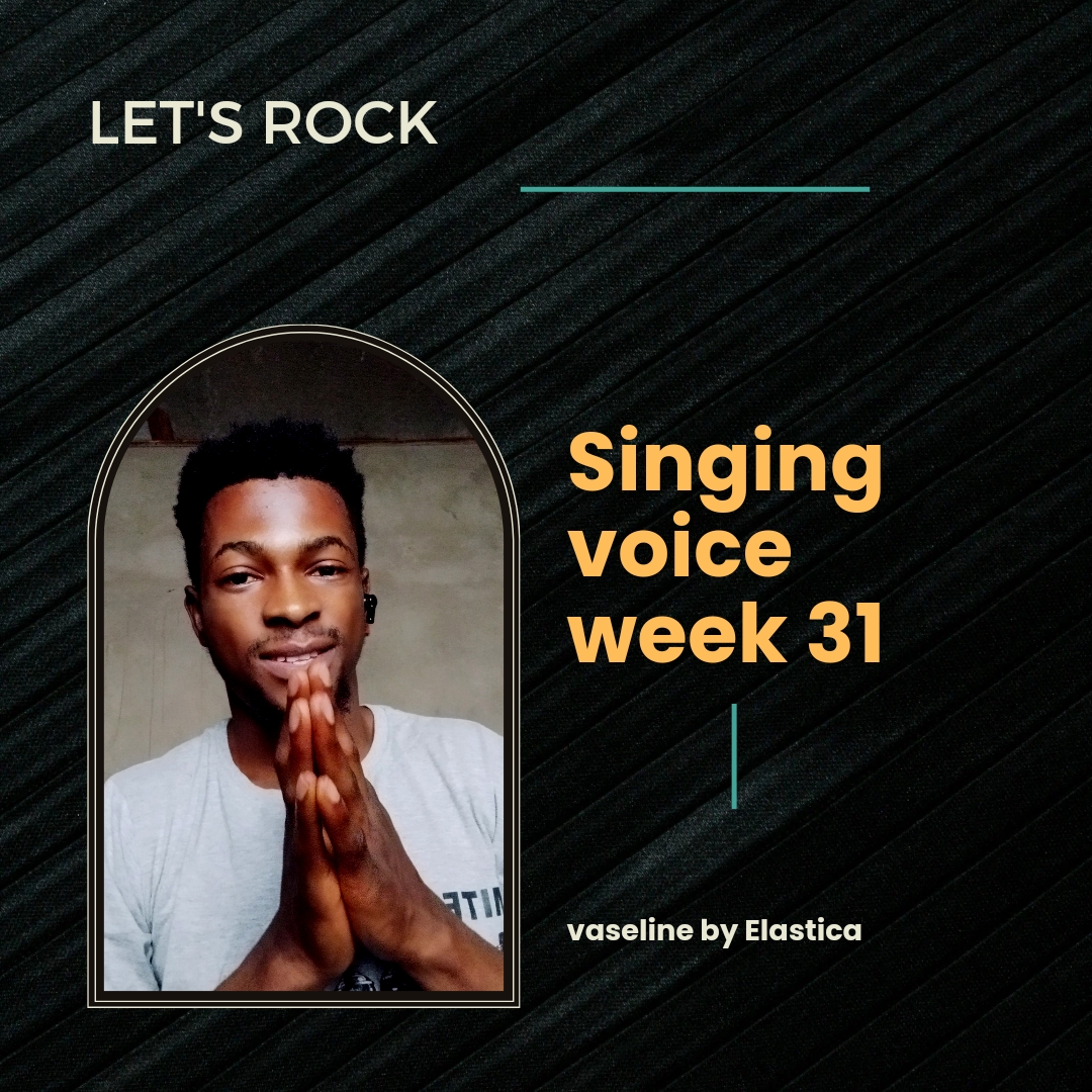 Singing Voice week 31 Vaseline (Cover) by Elastica 3speak Tokenised video communities