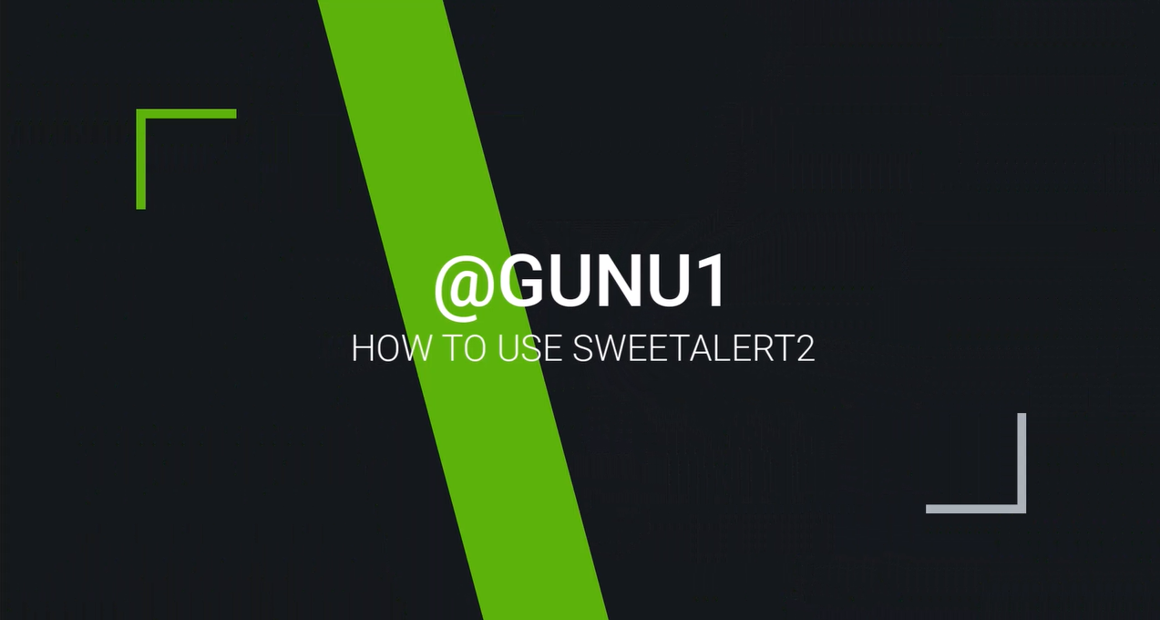 HOW TO USE SWEETALERT2 IN YOUR WEB APP