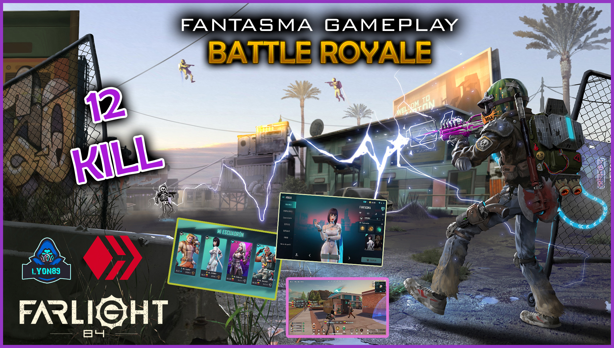 🔥 Farlight 84🔫BATTLE ROYALE🌟FANTASMA Gameplay 🎮 12 KILL 💀🌟MVP🏆  @lyon-89 - 3speak - Tokenised video communities