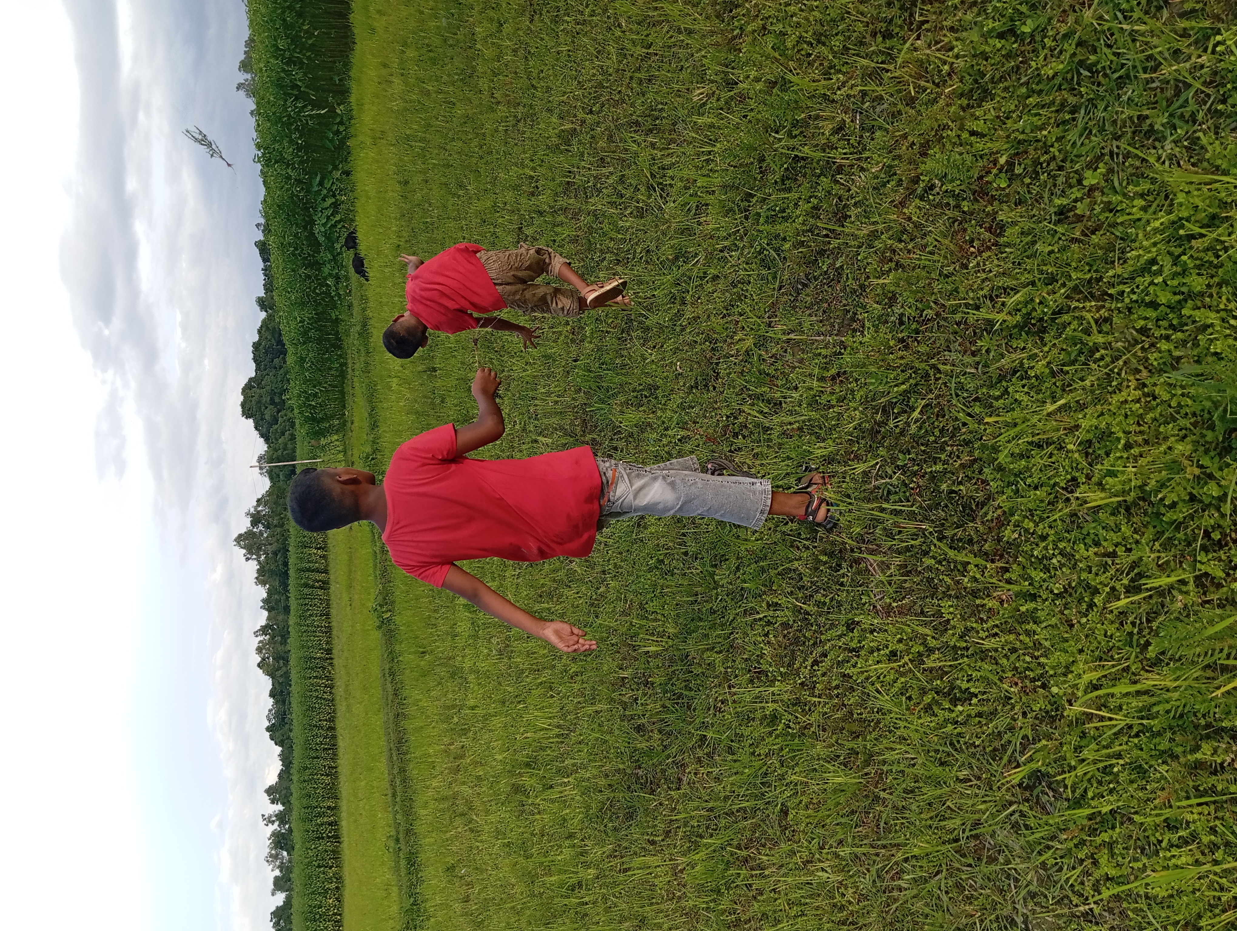 Some time with the kids in the rural open air
