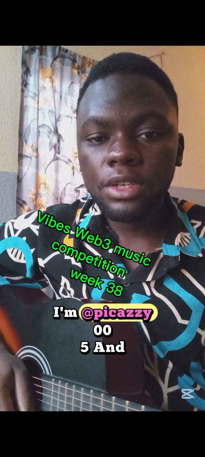 vibes web3 music competition week 38 //  Cover of without you by @picazzy005