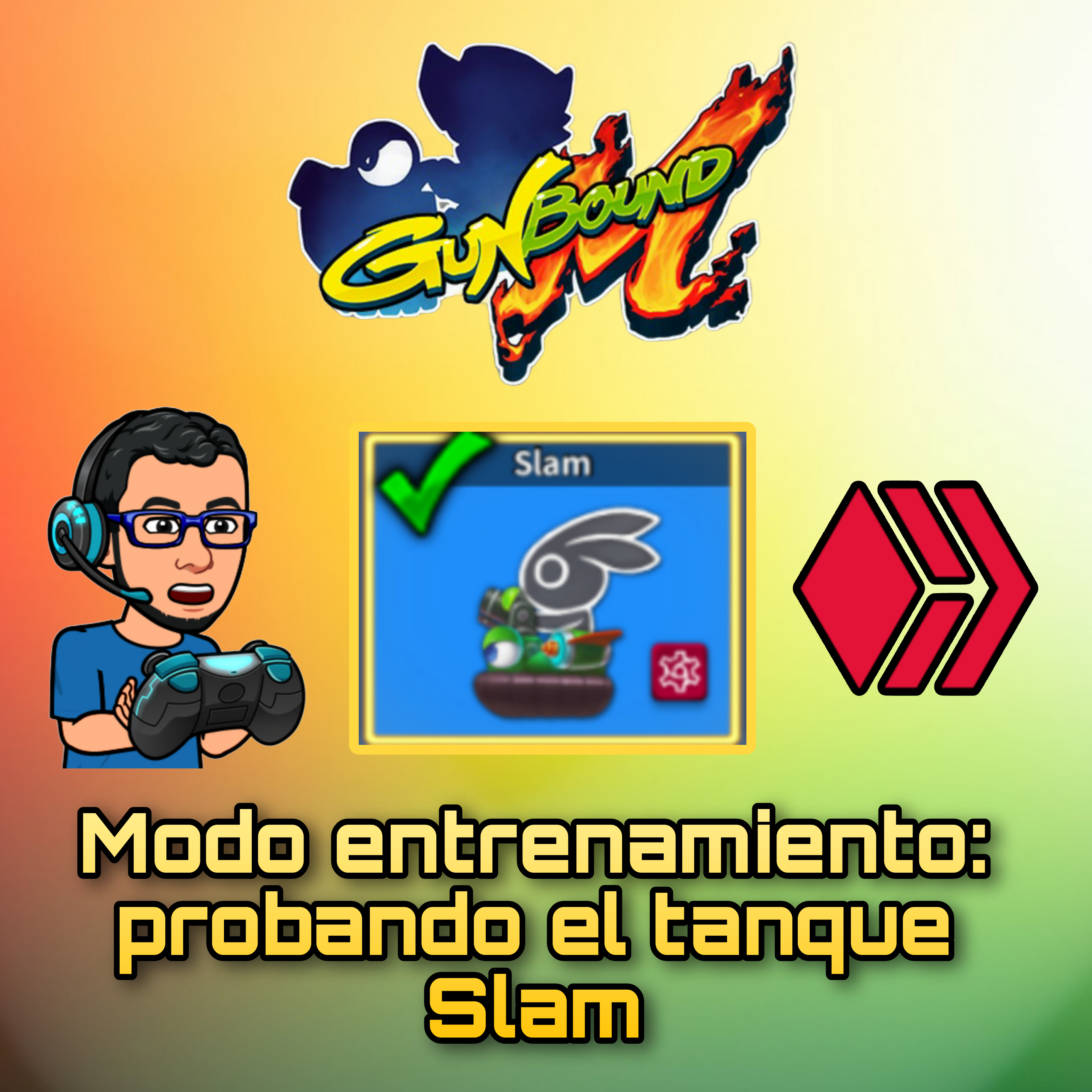 💣Training mode, testing the Slam tank un Gunbound Mobile by @daniel2001 🔫🛩️