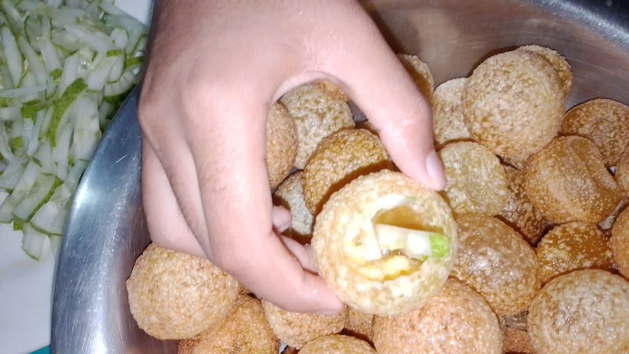 Homemade fuchka which watering mouth